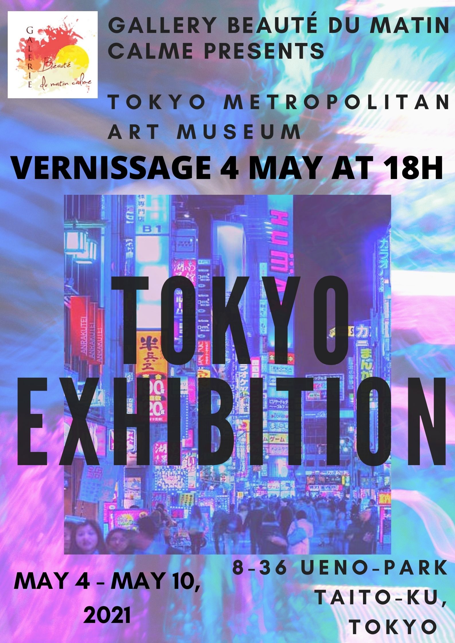 Alessandra Viotti, Artiste Peintre, participe à l'exposition de Tokyo du 4 Mai au 10 Mai au musée Metropolitain Art Museum.